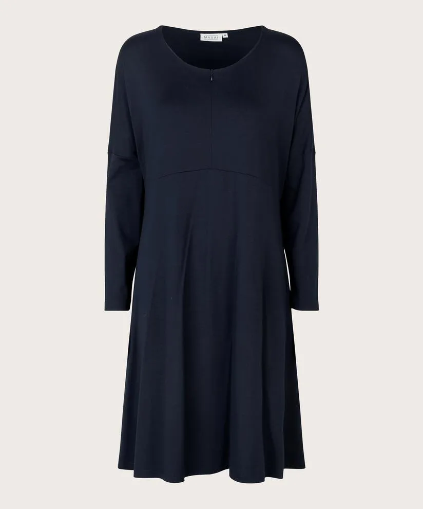 1005203 MaNabsa Jersey Dress - True Navy