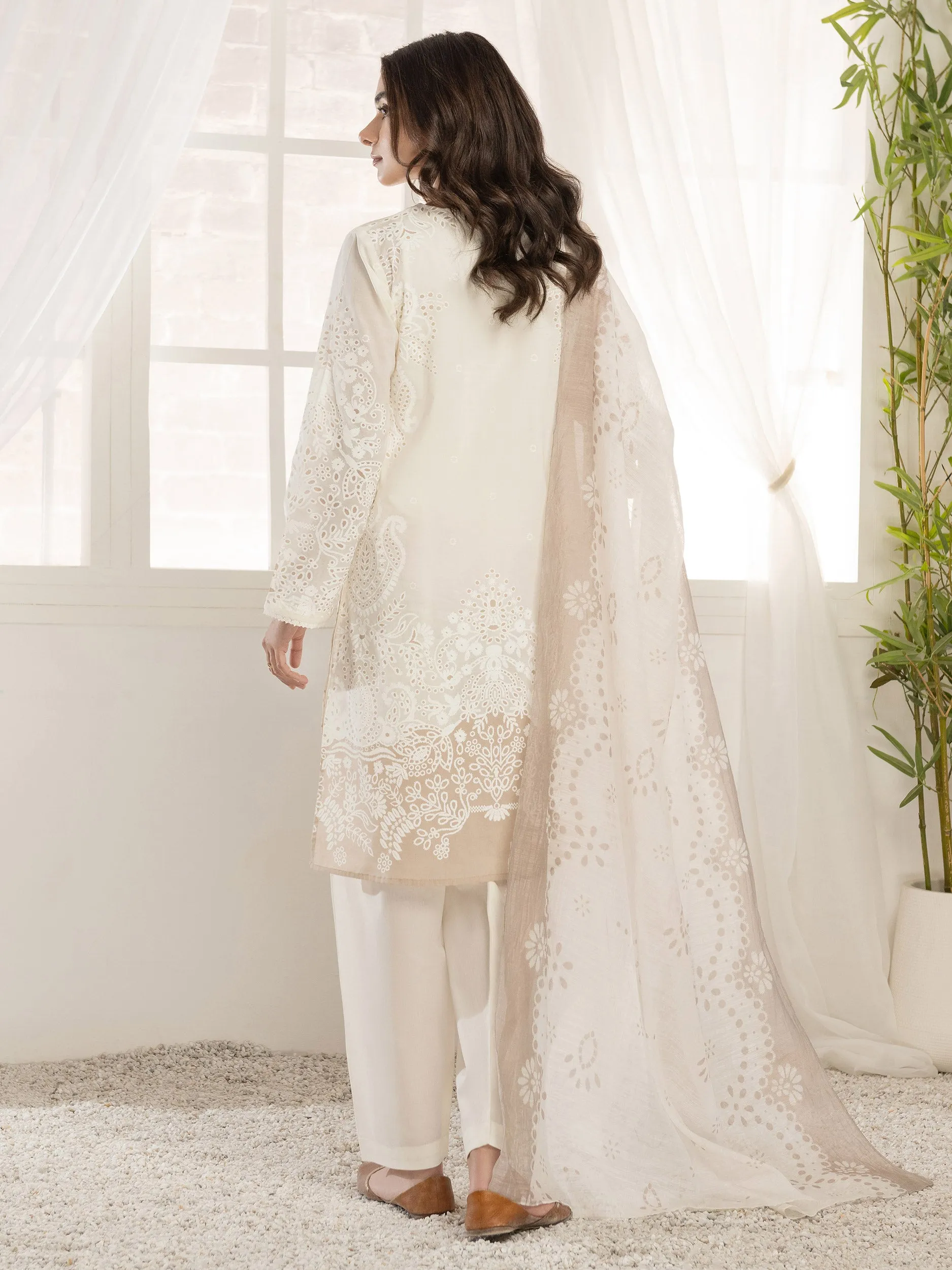 2 Piece Lawn Suit-Pasted Printed (Unstitched)