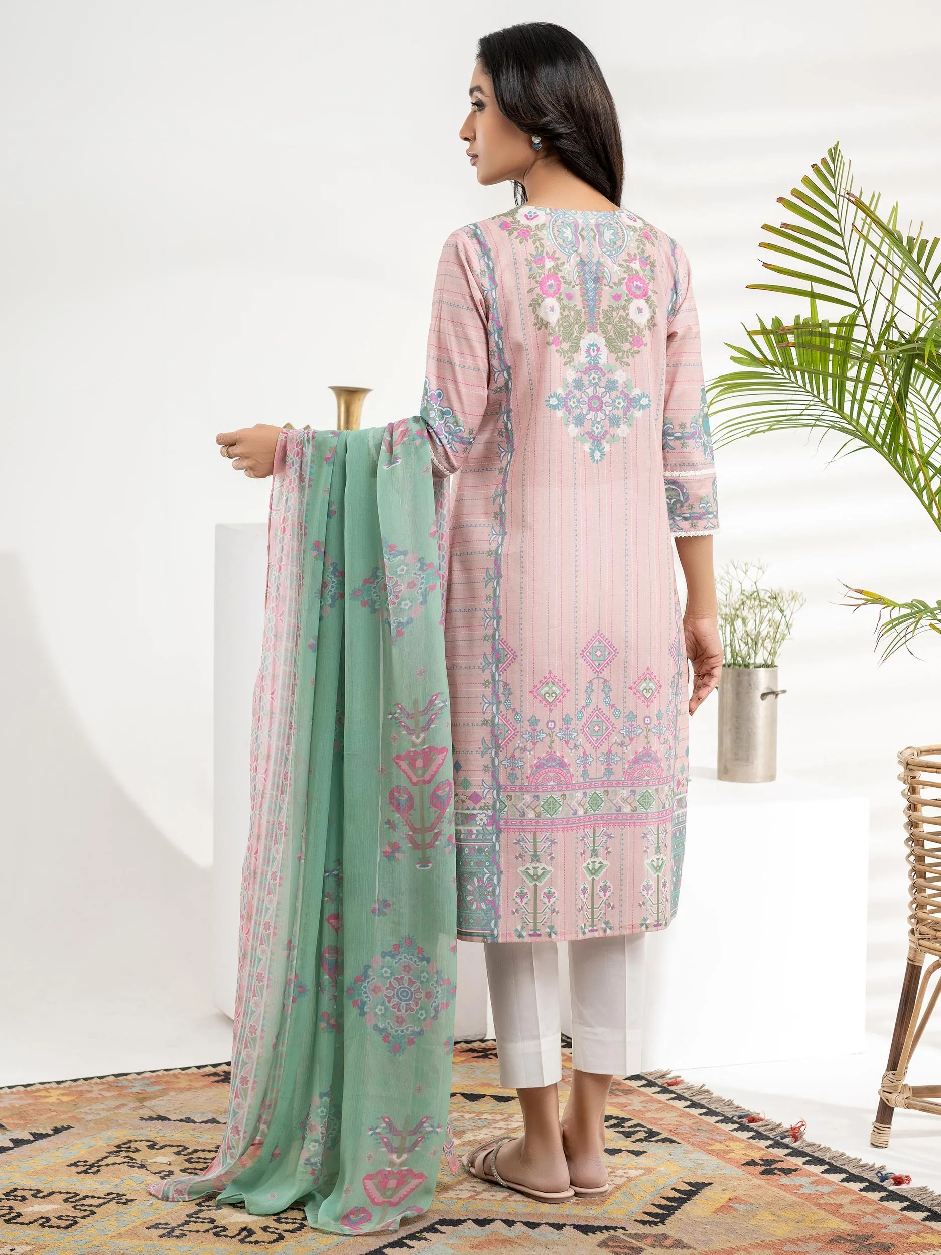 2 Piece Lawn Suit-Printed (Unstitched)