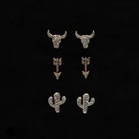 3 Piece Southwestern Earring Set