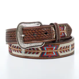 3D Belt Co. Men's Arrow Woven Basket Belt