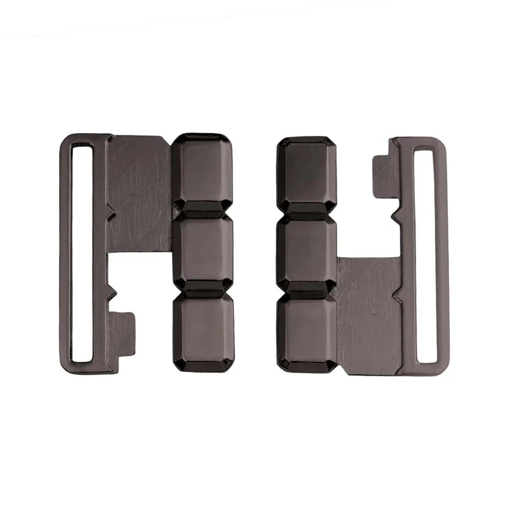 3D Blocks Symmetric Design Closure Clasp Belt Buckle