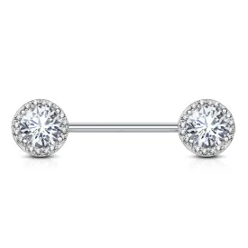 Argenti Crystal Diamond Nipple Jewellery