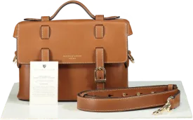 Aspinal of London Brown Leather Satchel