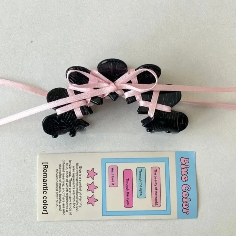 Ballet Ribbon Claw Clip