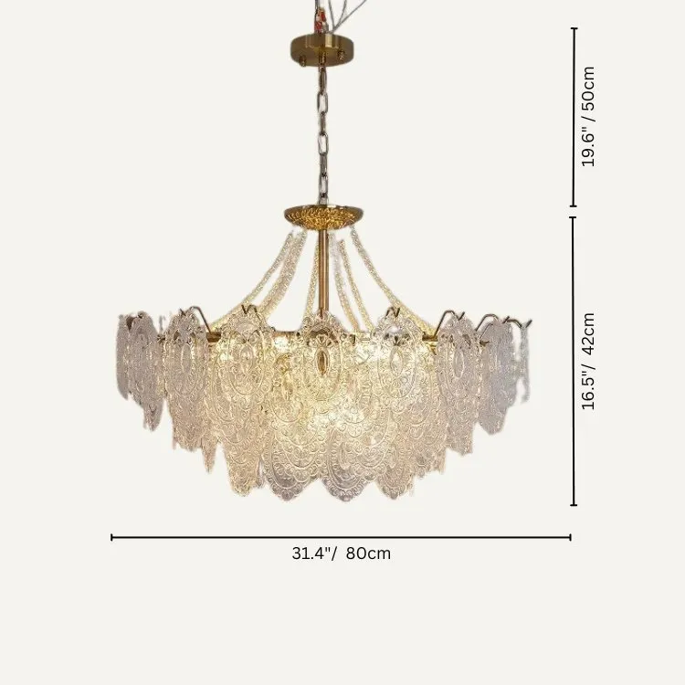 Bariq Glass Chandelier