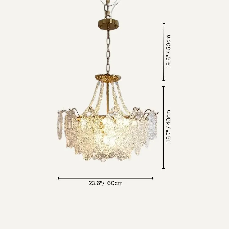 Bariq Glass Chandelier