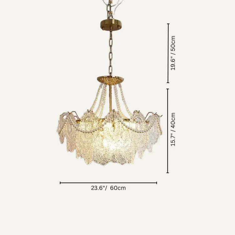 Bariq Glass Chandelier