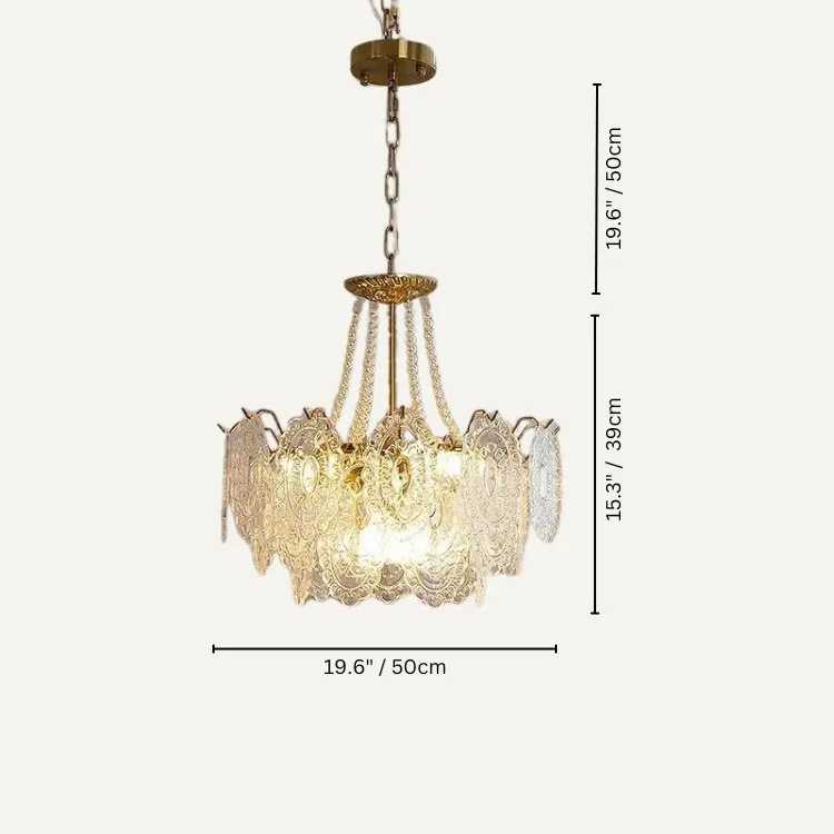 Bariq Glass Chandelier