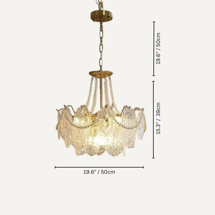 Bariq Glass Chandelier