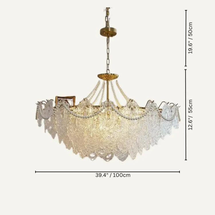 Bariq Glass Chandelier