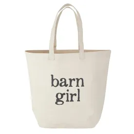 Barn Girl Large Canvas Tote Bag at Bourbon Cowgirl