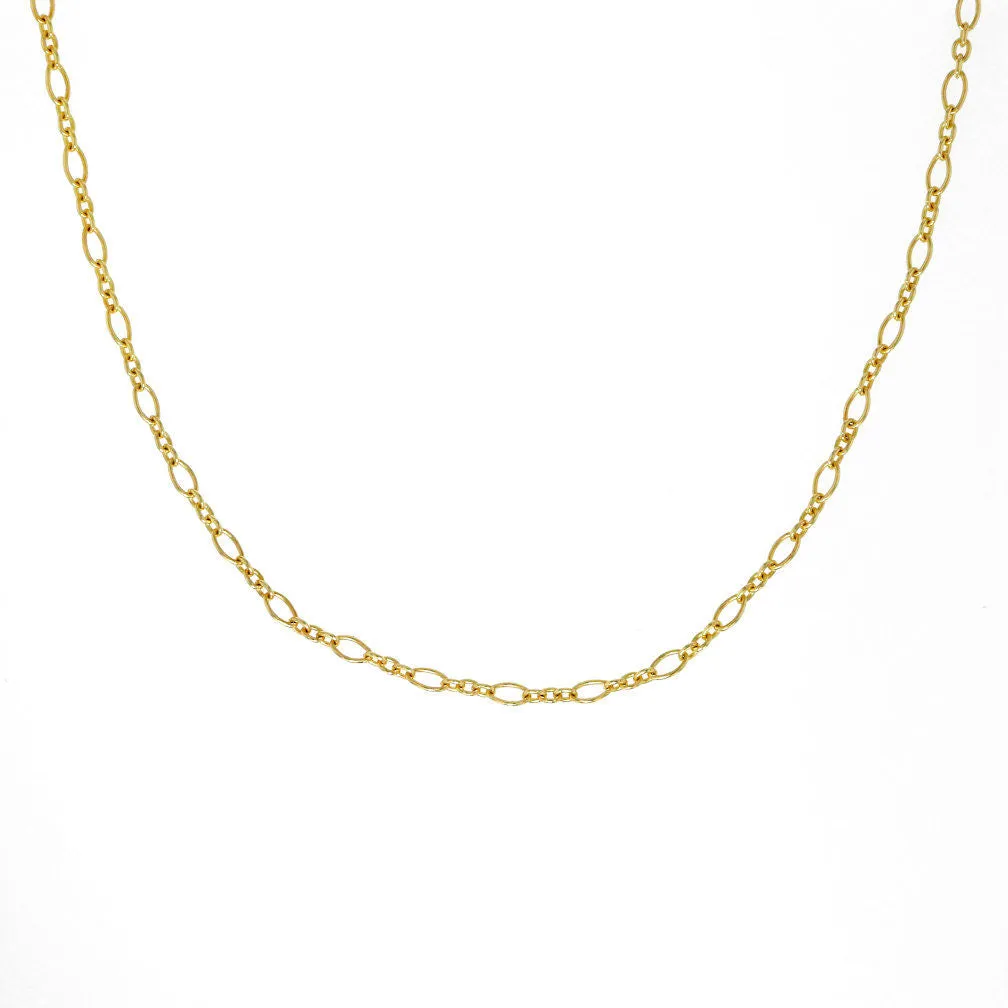 Barok chain 14K Gold Necklace