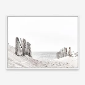 Beach Sand Dunes Photo Canvas Print