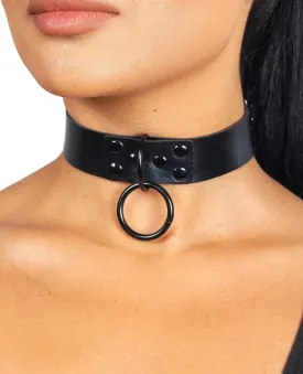 BLACK RING COLLAR