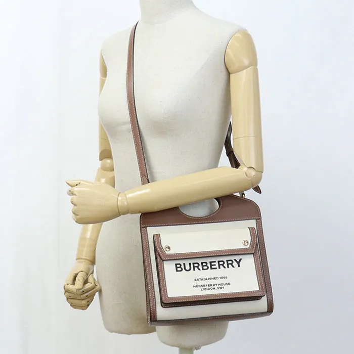 BURBERRY mini pocket bag 8039361 Tote Bag canvas Women