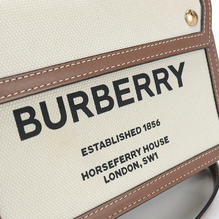 BURBERRY mini pocket bag 8039361 Tote Bag canvas Women