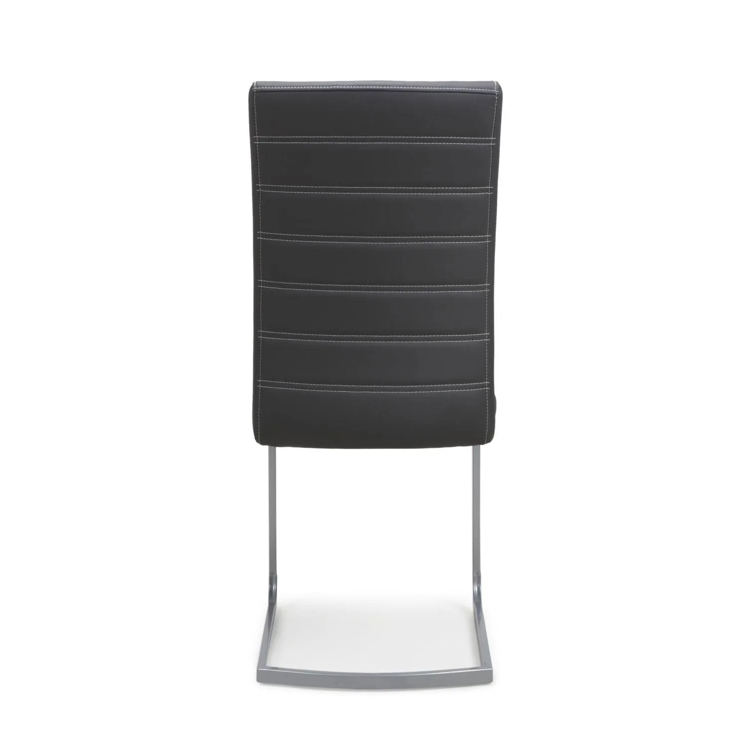 Callisto Leather Effect Dining Chair Set of 2