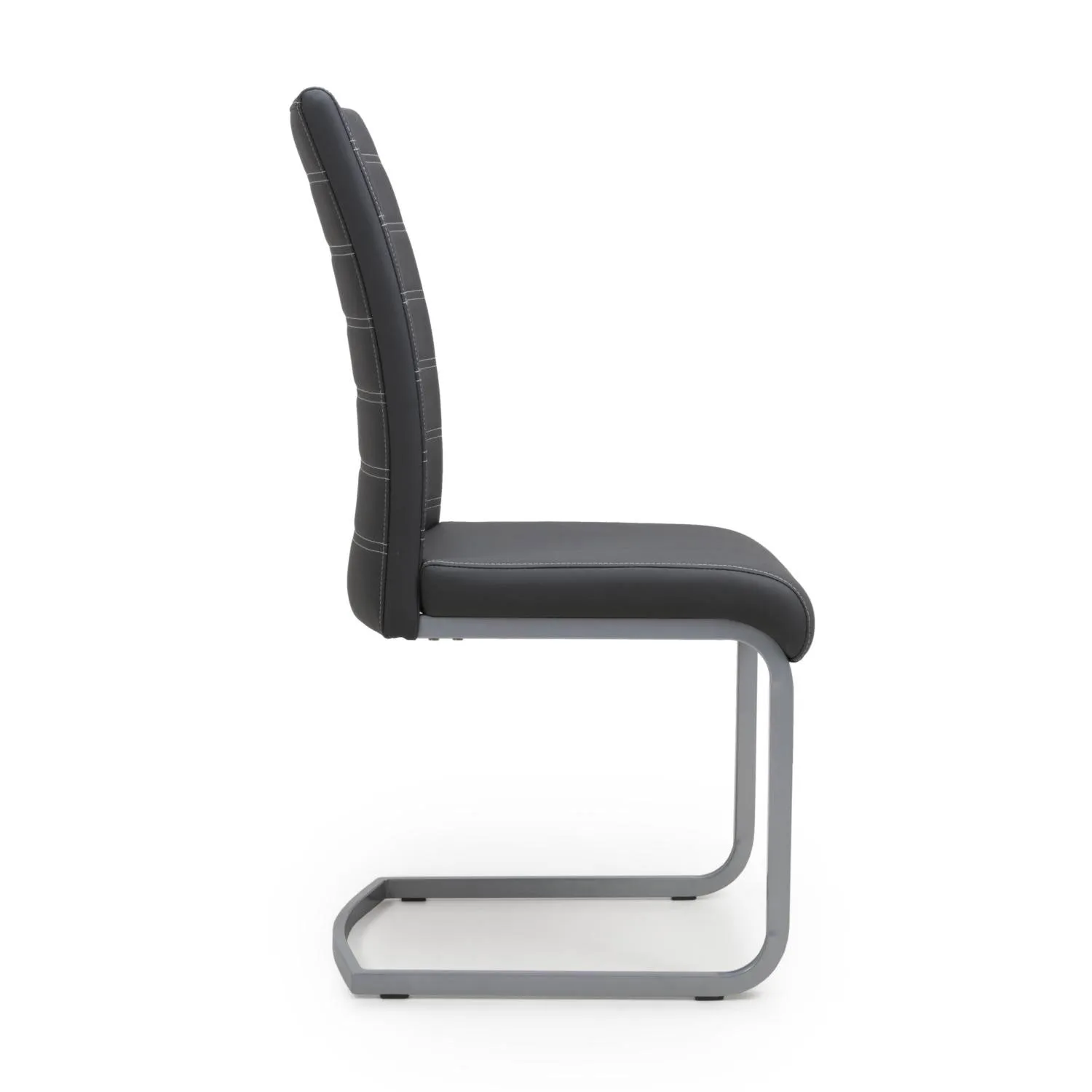 Callisto Leather Effect Dining Chair Set of 2