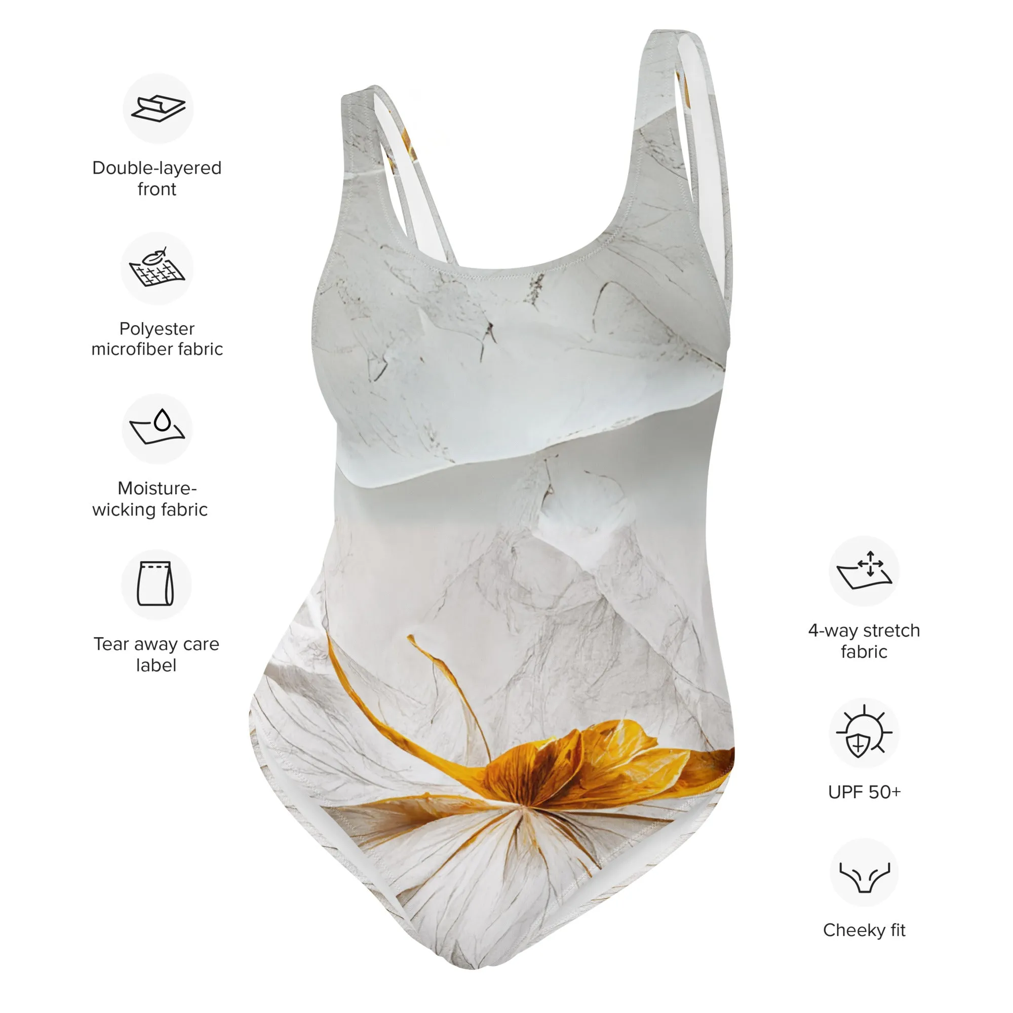 ChromoCo One-Piece Swimsuit: Elegant Floral Design for the Modern Woman