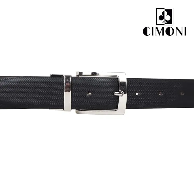 CIMONI® Premium Reversible Vegan Leather Belt for Men