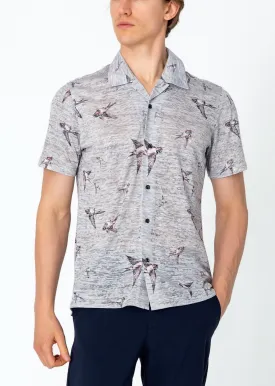 Collared Lightweight Shirt - Sparrow Stone