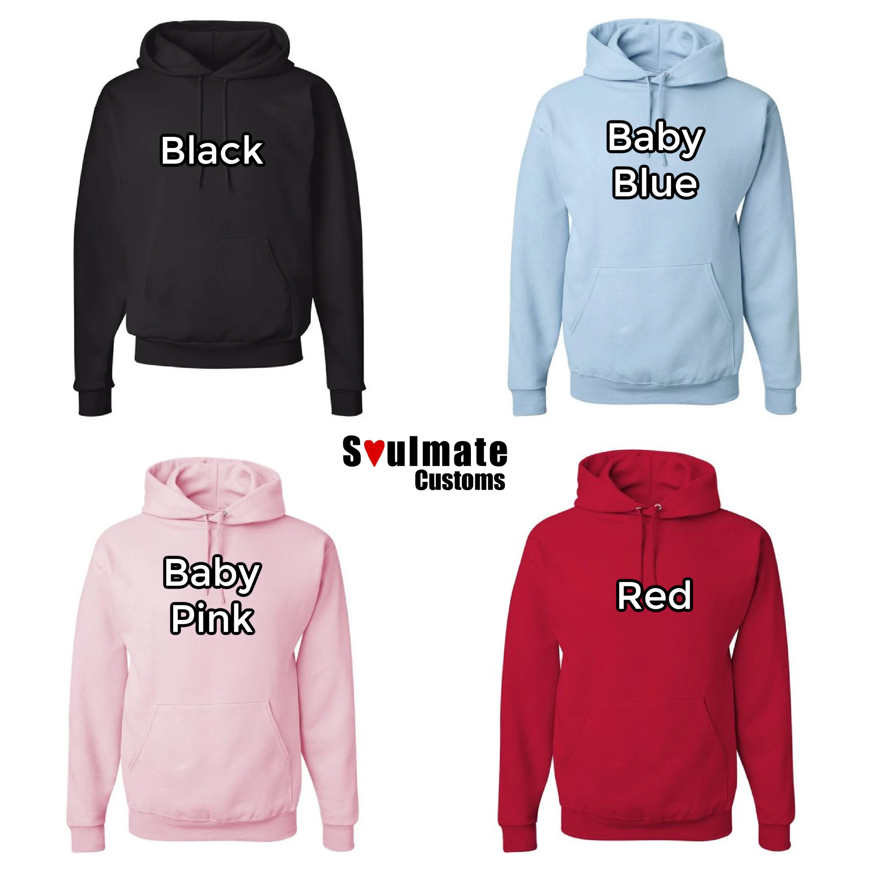 Custom Soulmate© Embroidery Children Hoodie