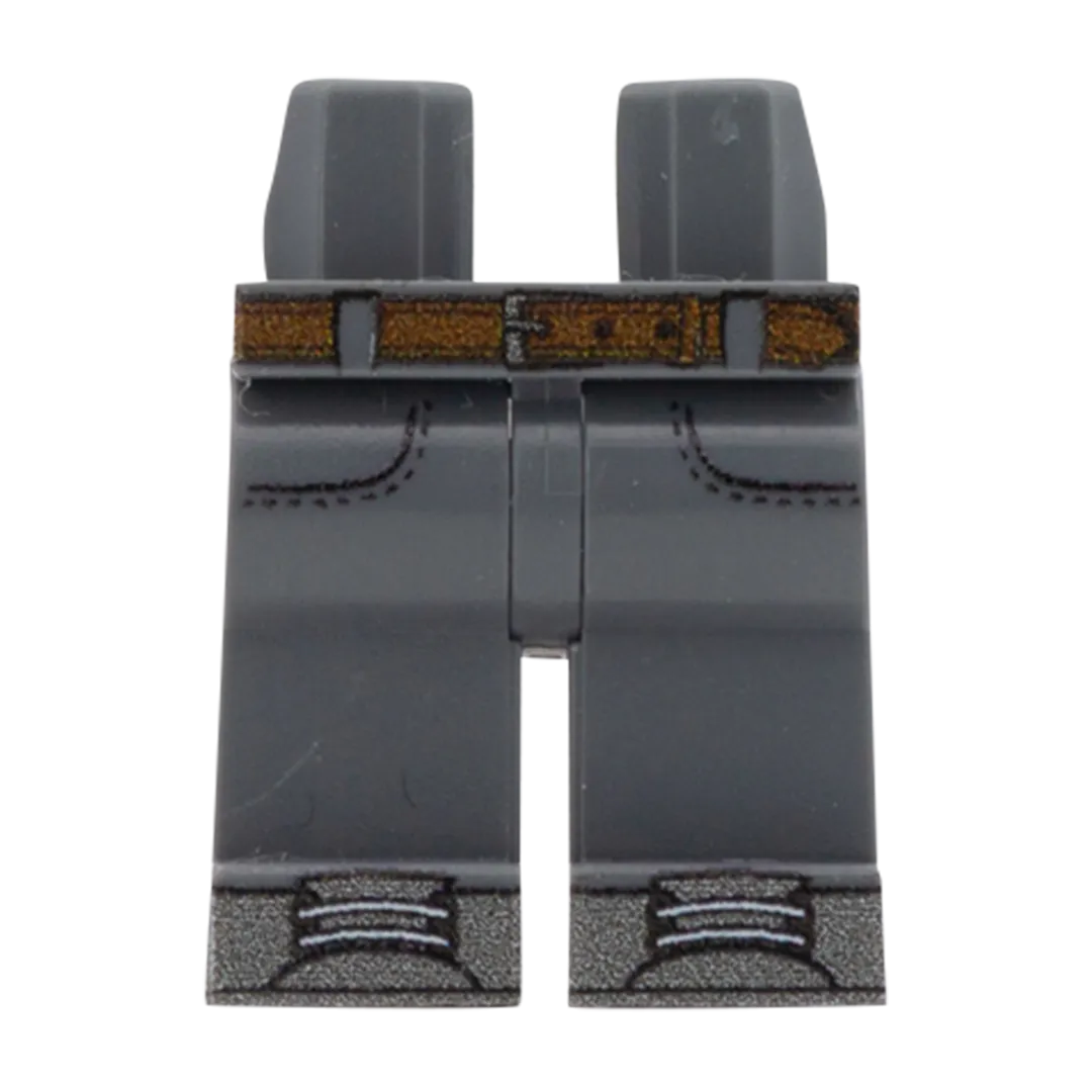 Dark Grey Jeans - Custom Printed Minifigure Legs