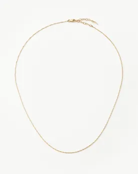 Fine Twisted Short Chain Necklace