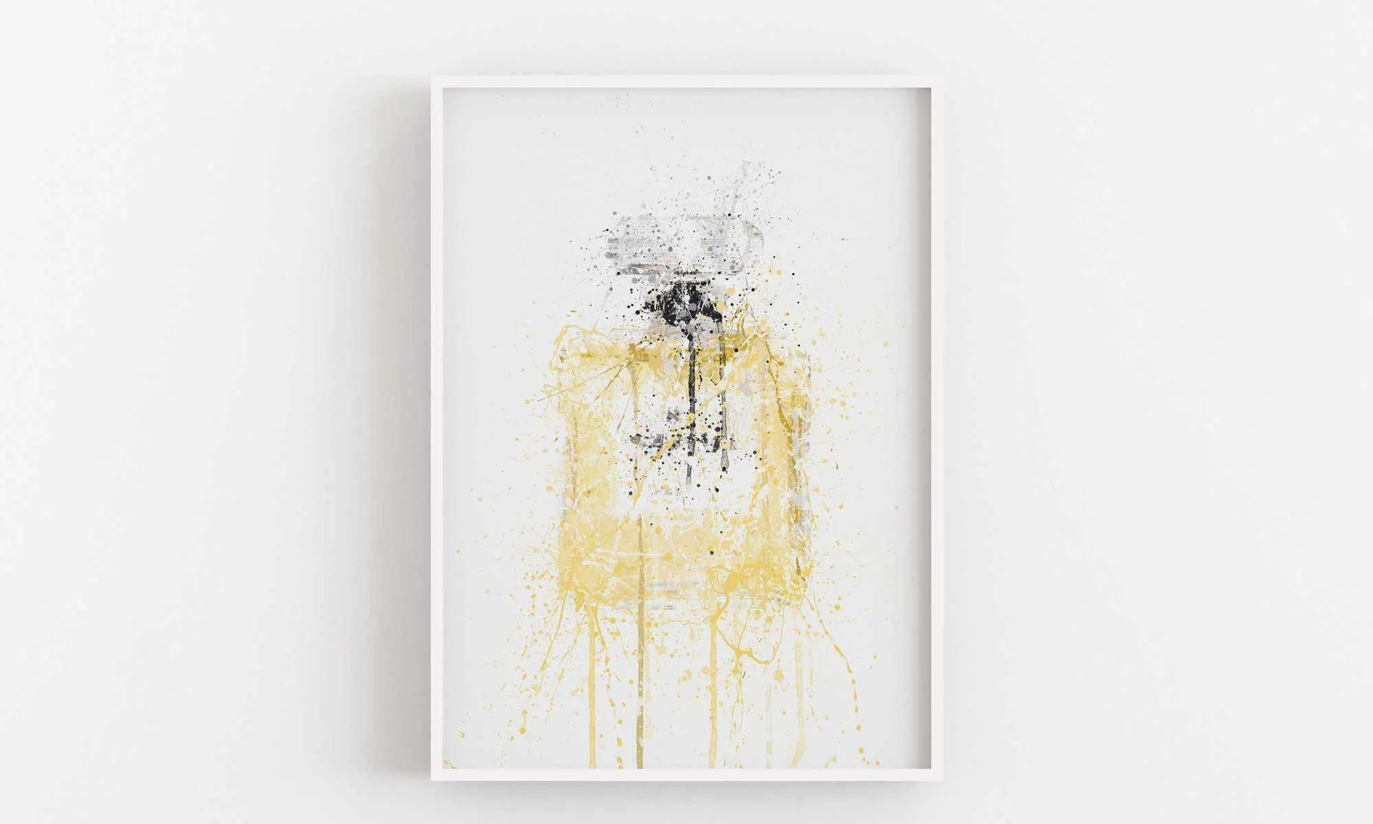 Fragrance Bottle Wall Art Print 'Liquid Gold'