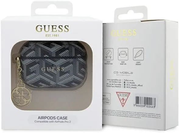 Guess GCube Charm Case for Airpods Pro 2 Black - GUAP2PGCE4CK