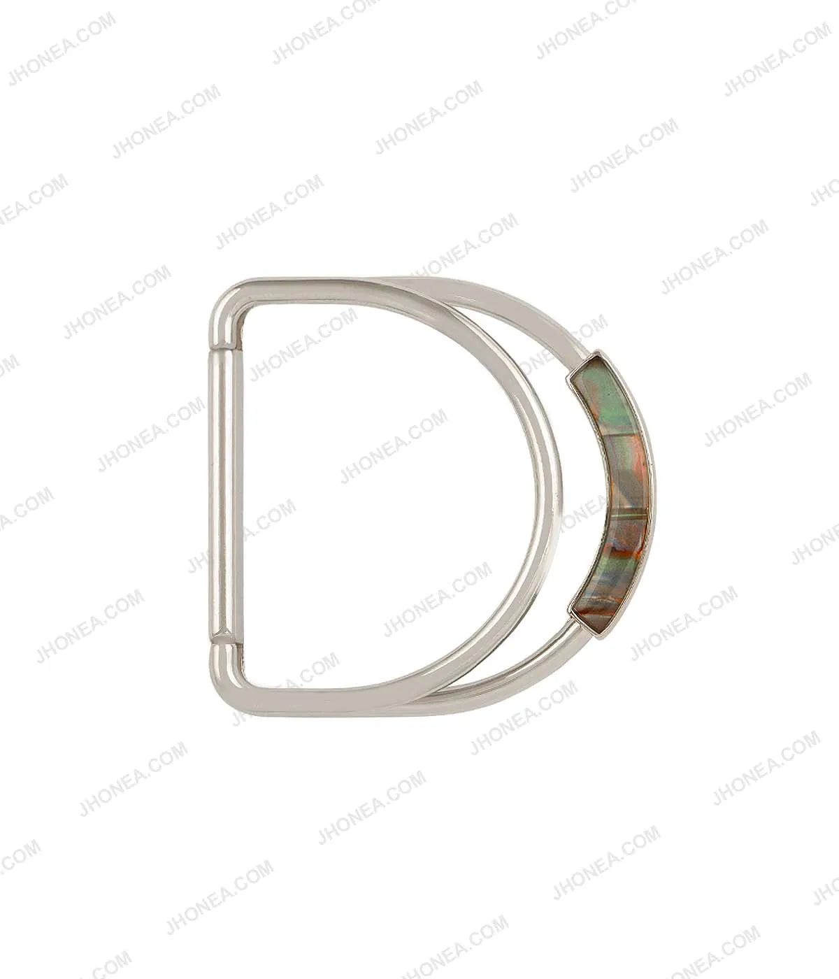 Heavy Duty Foldable Structure Chrome Finish Silver Belt Buckle