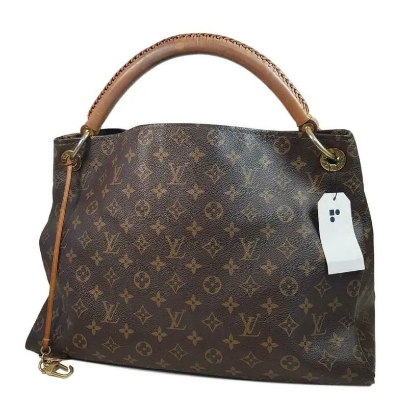 Louis Vuitton Artsy Mm Brown Monogram Canvas Hobo Bag