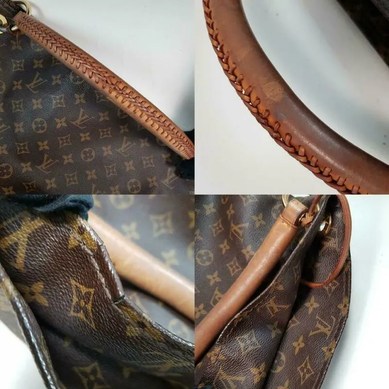 Louis Vuitton Artsy Mm Brown Monogram Canvas Hobo Bag