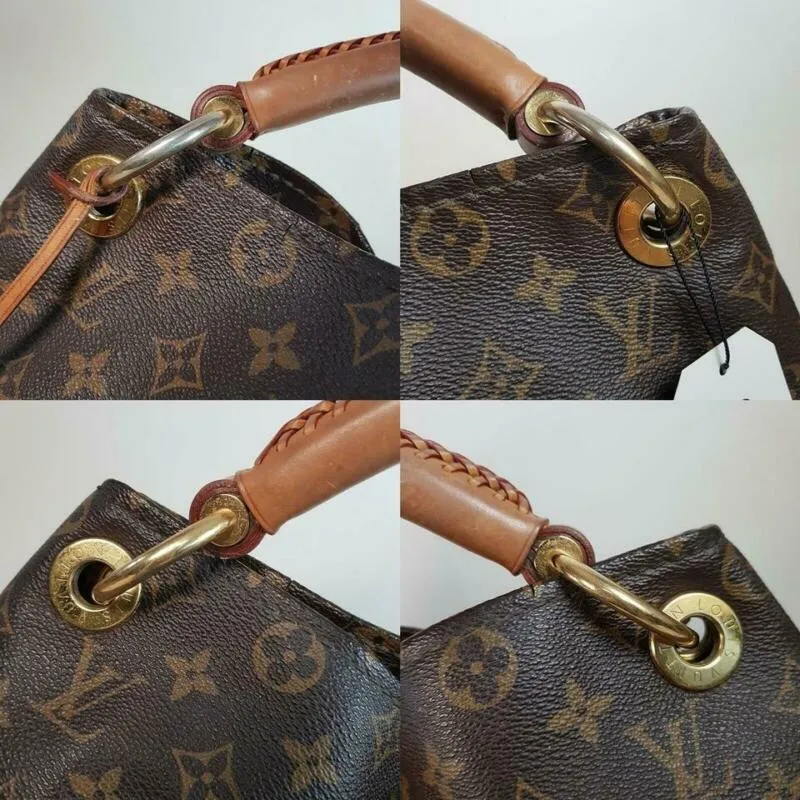 Louis Vuitton Artsy Mm Brown Monogram Canvas Hobo Bag