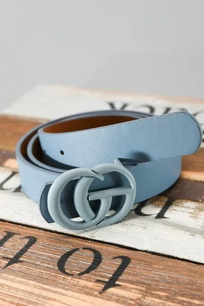 MATTE GO BUCKLE BELT