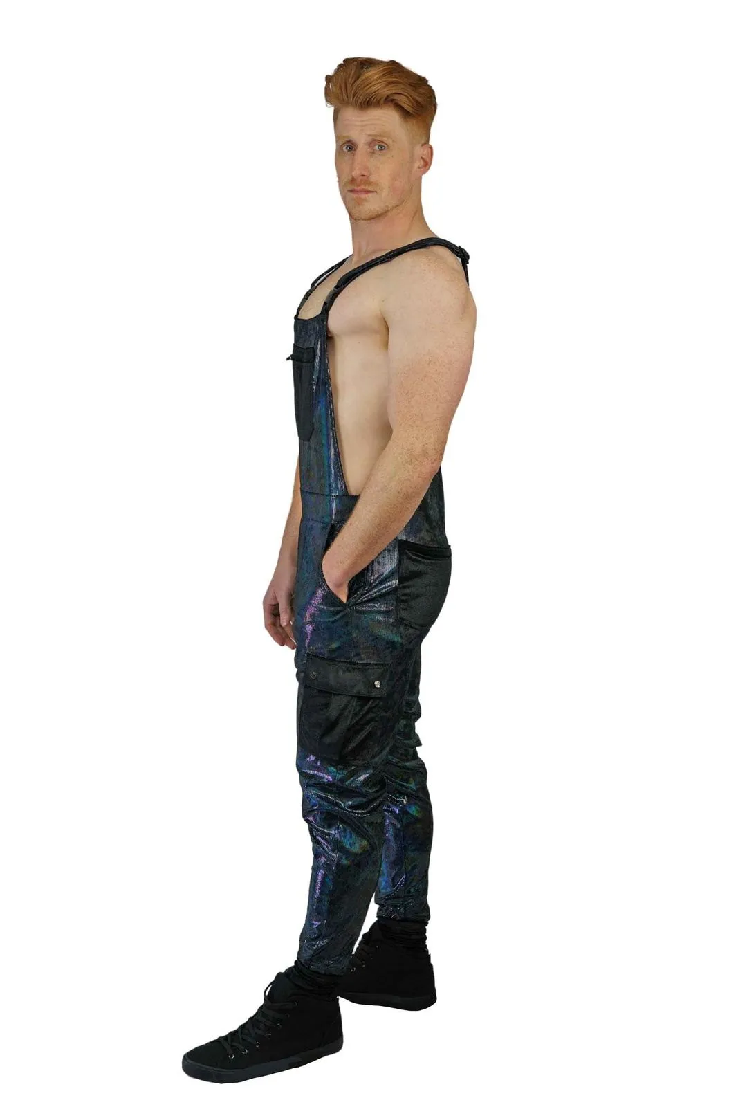 Mens Slim Fit Overalls - Panther