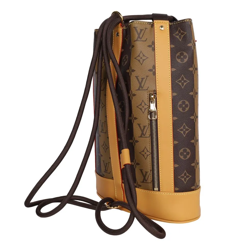 Monogram Canvas Leather Randonnée Backpack (Authentic)