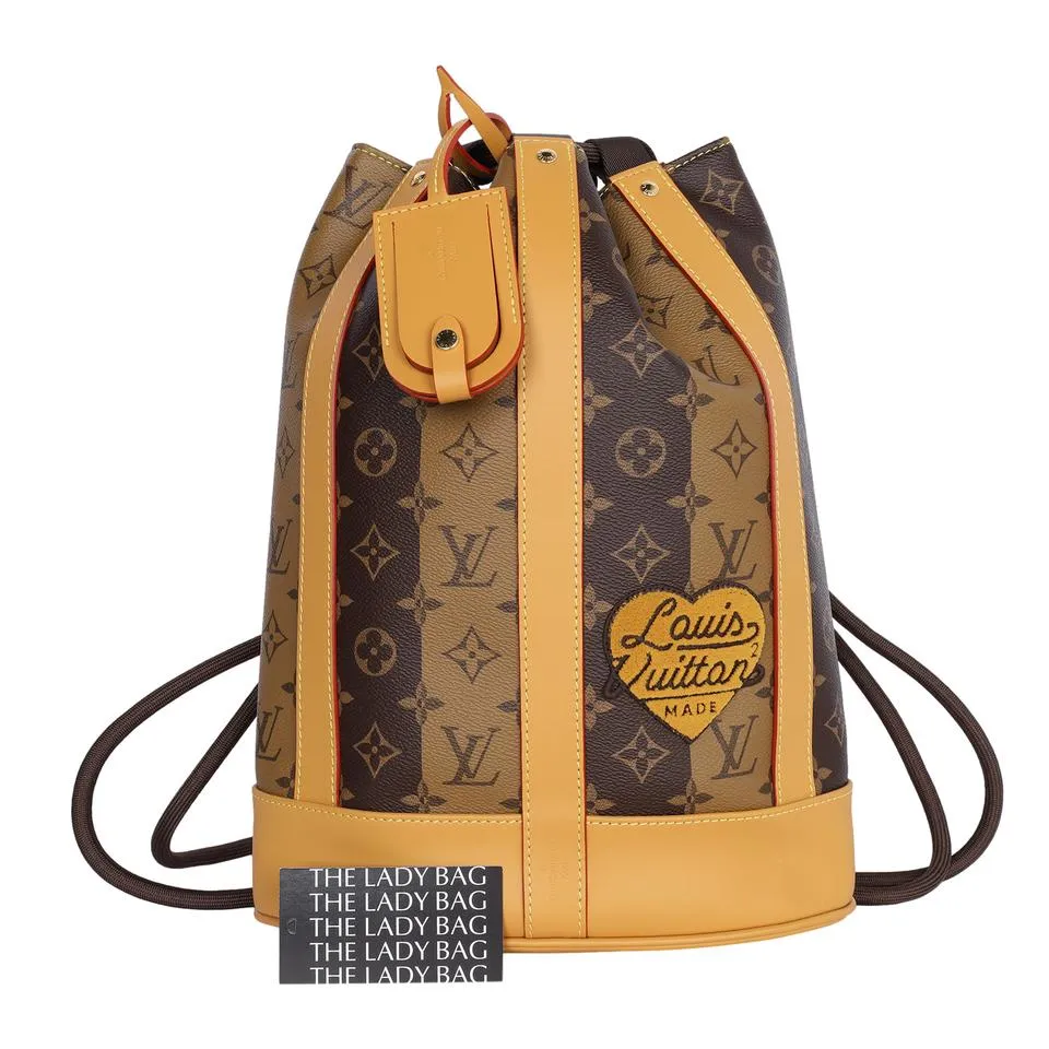 Monogram Canvas Leather Randonnée Backpack (Authentic)