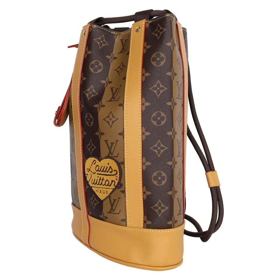 Monogram Canvas Leather Randonnée Backpack (Authentic)