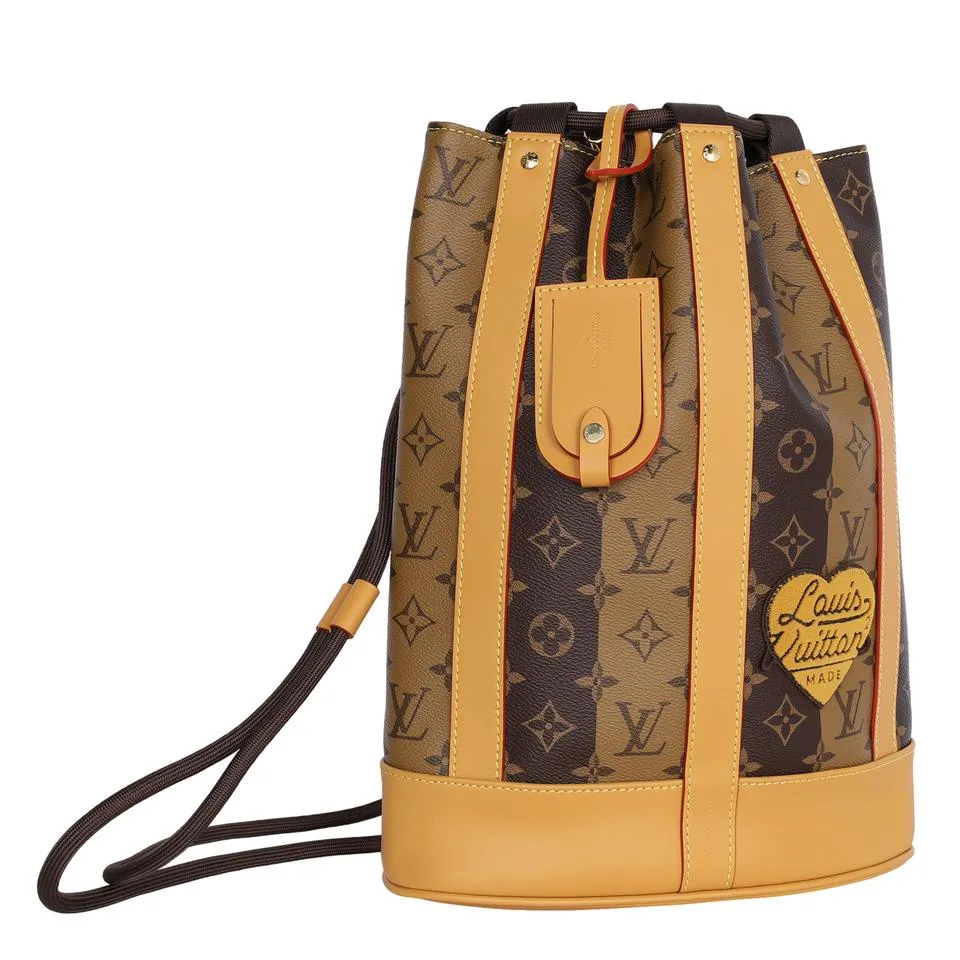 Monogram Canvas Leather Randonnée Backpack (Authentic)