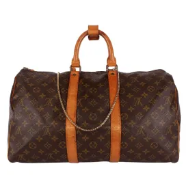 Monogram Keepall 45 Duffle Bag (Authentic Pre-Owned)