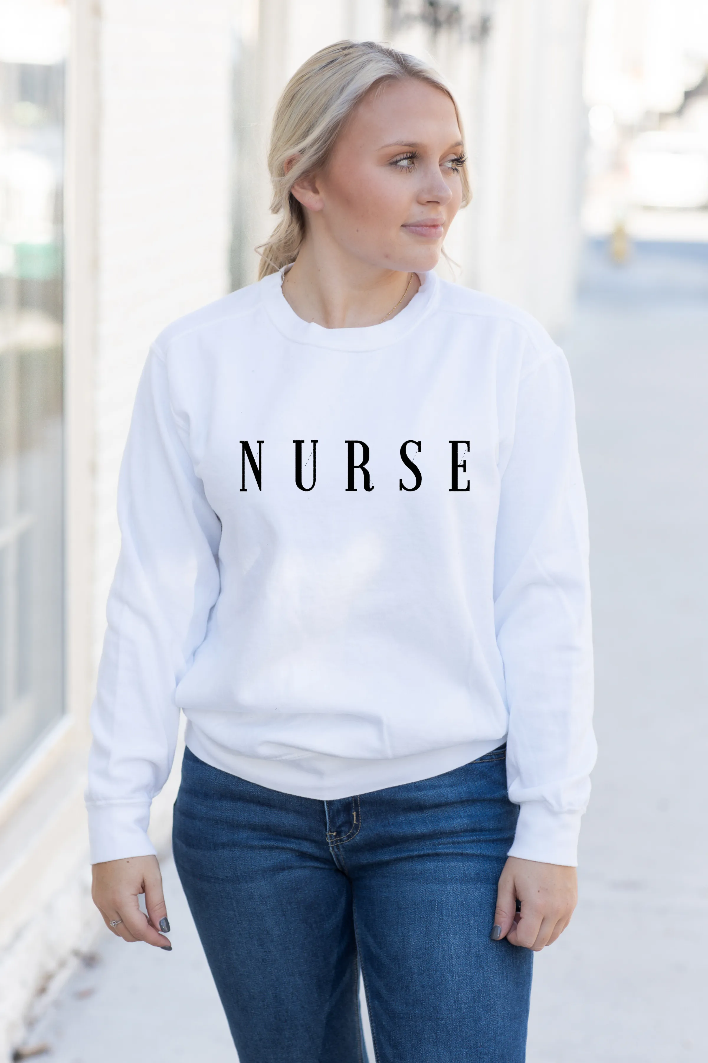 Nurse Serif Sweatshirt