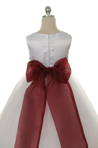 Organza Sash- Large (Size 6-14)