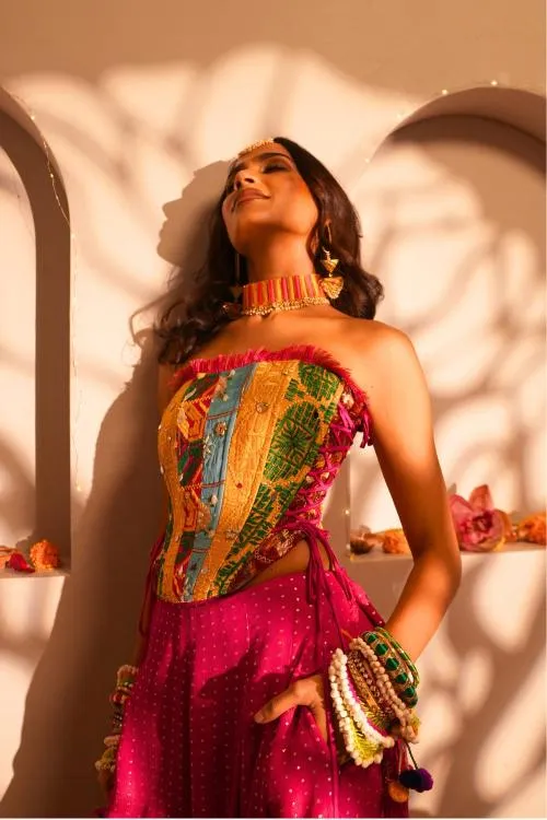 PHULKARI CORSET