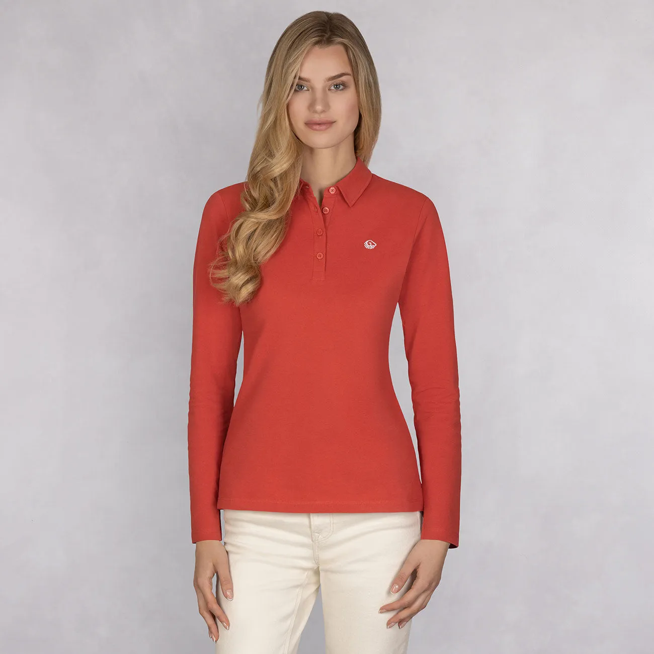 Polo Shirt Organic Cotton Longsleeve Women