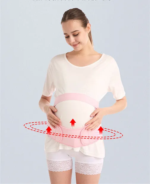 Pregnant Women's Belly Support Belt Lumbar Adjustable Third Trimester Protective Belt