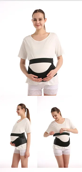 Pregnant Women's Belly Support Belt Lumbar Adjustable Third Trimester Protective Belt