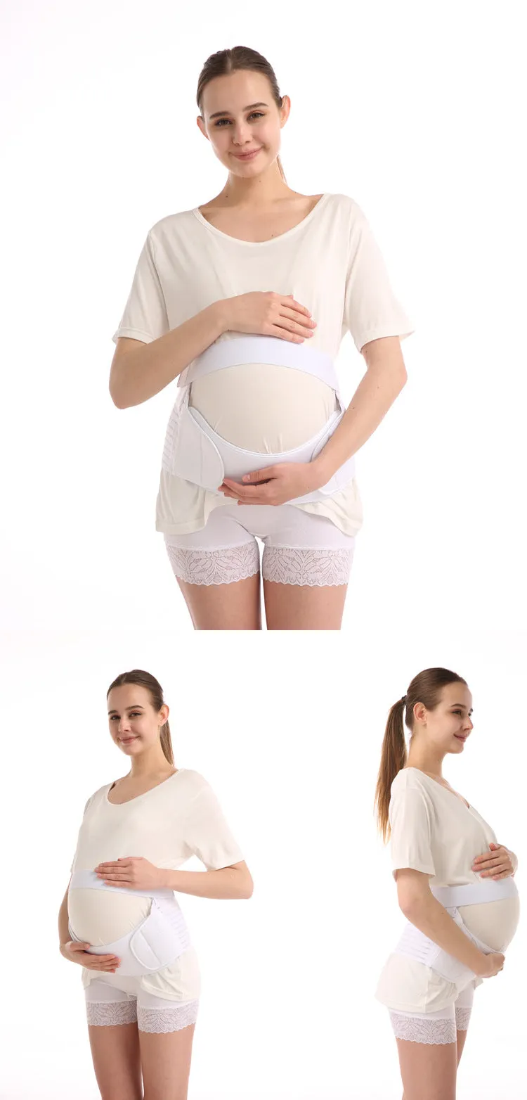 Pregnant Women's Belly Support Belt Lumbar Adjustable Third Trimester Protective Belt