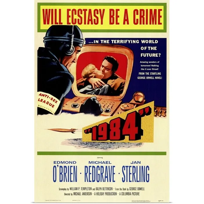 "1984 (1956)" Poster Print - Multi-color